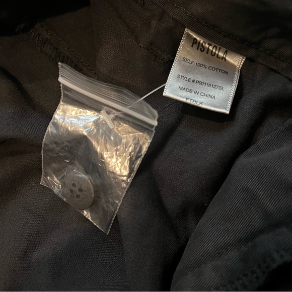 NWOT, Pistola Sasha Carpenter High Rise Relaxed Flare - Fade To Black, Sz 29 - Picture 16 of 16